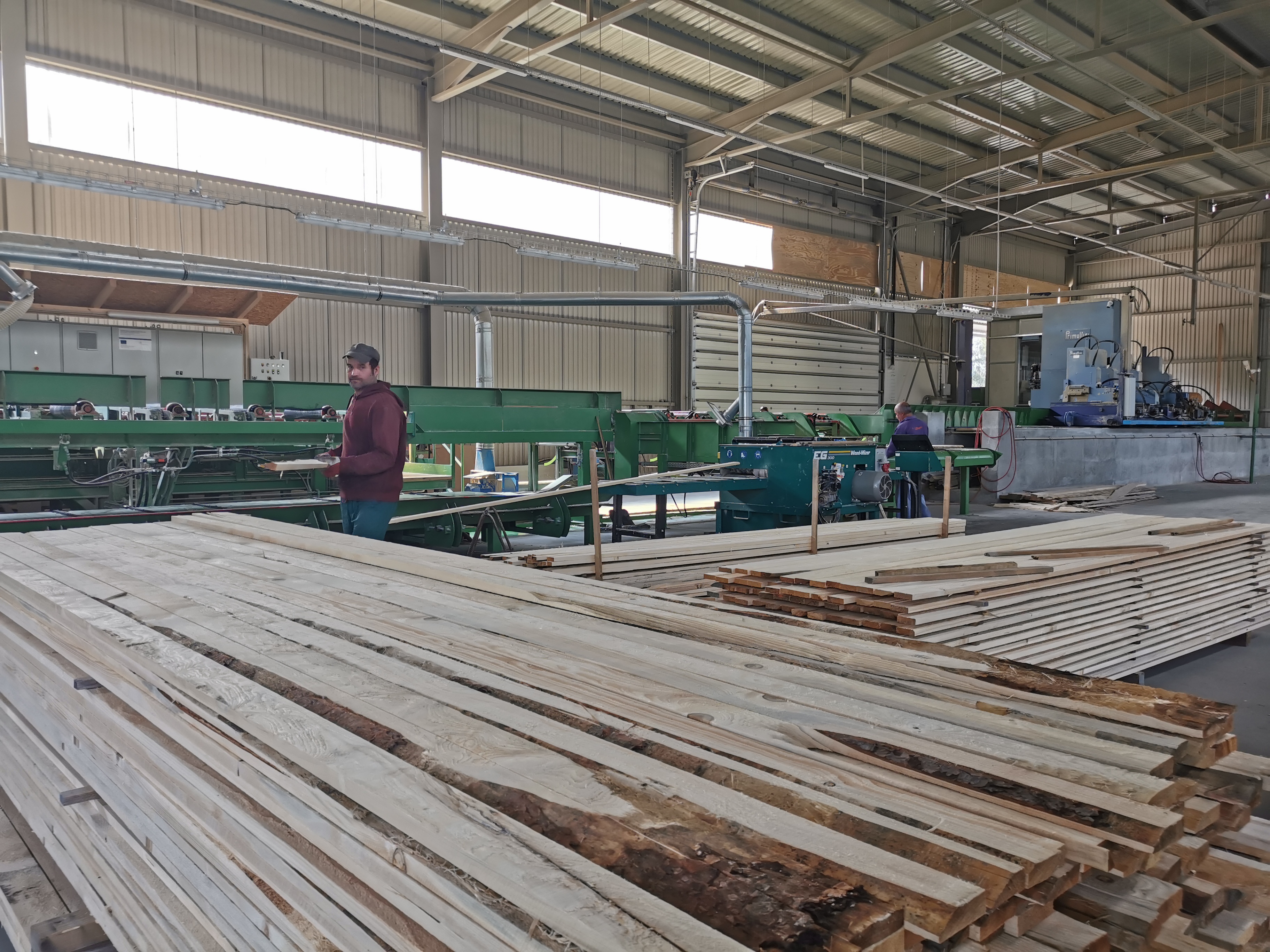 Packing of sawn timber